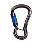 Karabinek wspinaczkowy Ocun Condor HMS Triple anthracite/blue