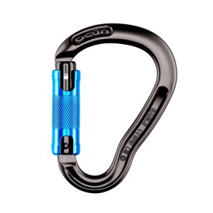 Karabinek wspinaczkowy Ocun Eagle HMS Triple antracyt/blue