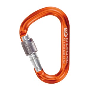 Karabinek wspinaczkowy Climbing Technology Snappy HMS SG orange