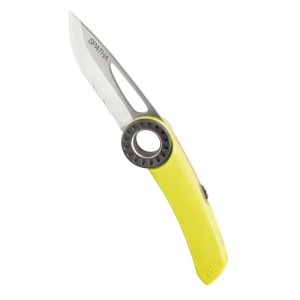 NÓŻ PETZL SPATHA żółty
