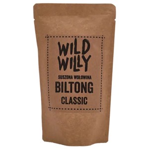 Suszona wołowina Wild Willy Beef Jerky Biltong Classic 40 g