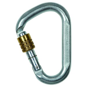 Karabinek Climbing Technology Snappy Steel CF SG zinc plated