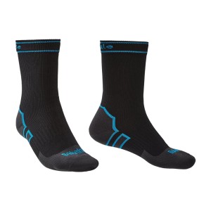 Skarpety trekkingowe wodoodporne Bridgedale StormSock Mid Weight Boot black/blue