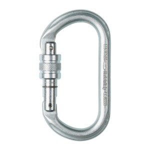 Karabinek stalowy Climbing Technology Oval A424 - zinc plated