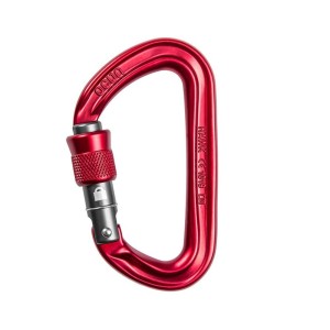 Karabinek wspinaczkowy Ocun Hawk Screw red/red