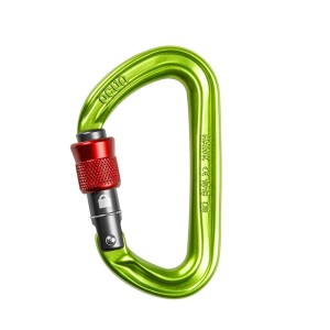 Karabinek wspinaczkowy Ocun Hawk Screw green/red